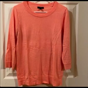 Jcrew tippi wool sweater peach